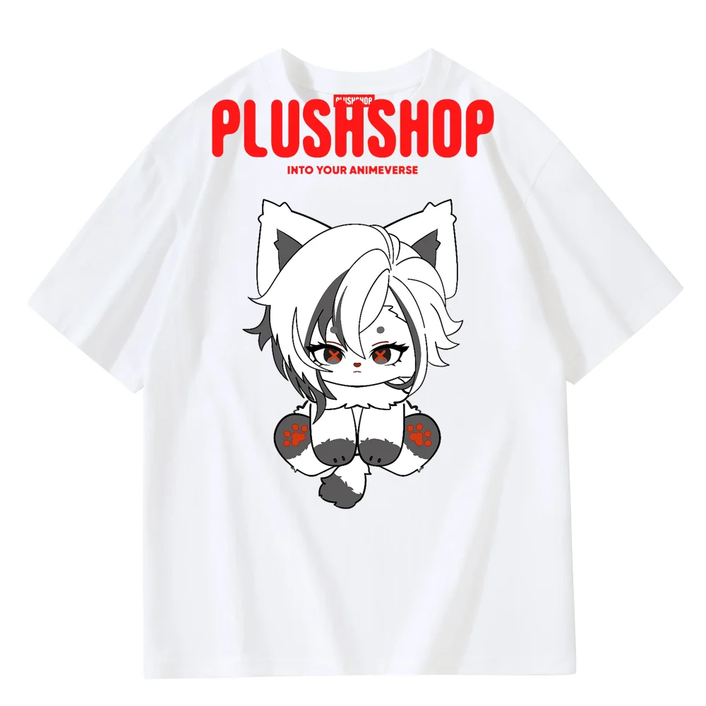 Arlecchino Meow Creative Hoodie/T-shirt Genshin - Image 4