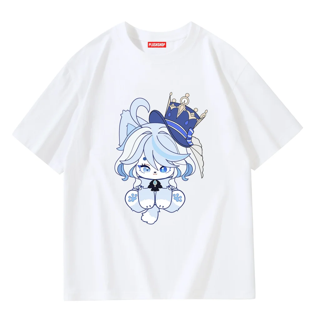 Furina Meow Creative Hoodie/T-shirt Genshin - Image 3