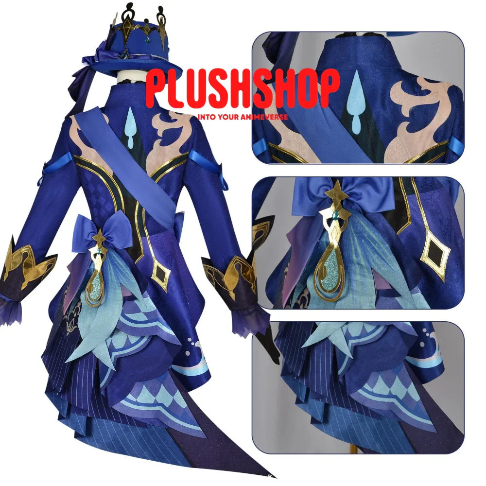 Furina Cosplay Outfit Clohes Wig - Image 4