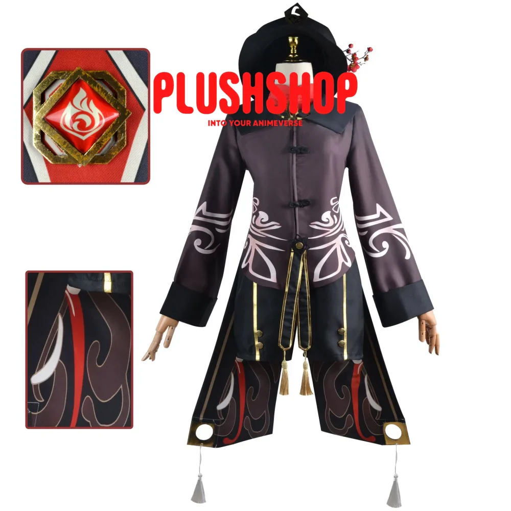 Hutao Cosplay Outfit Clothes Full Set - Image 7