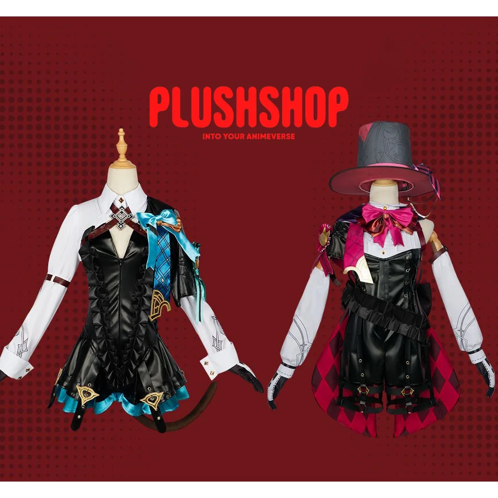 Lyney & Lynette Cosplay Outfit Clohes Wig - Image 3