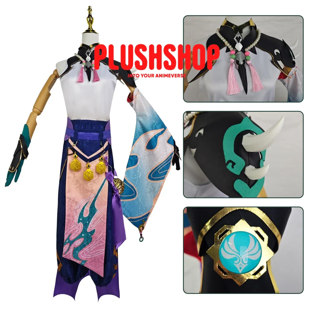 Genshin Impact Xiao Cosplay Costume Full Set - Image 3