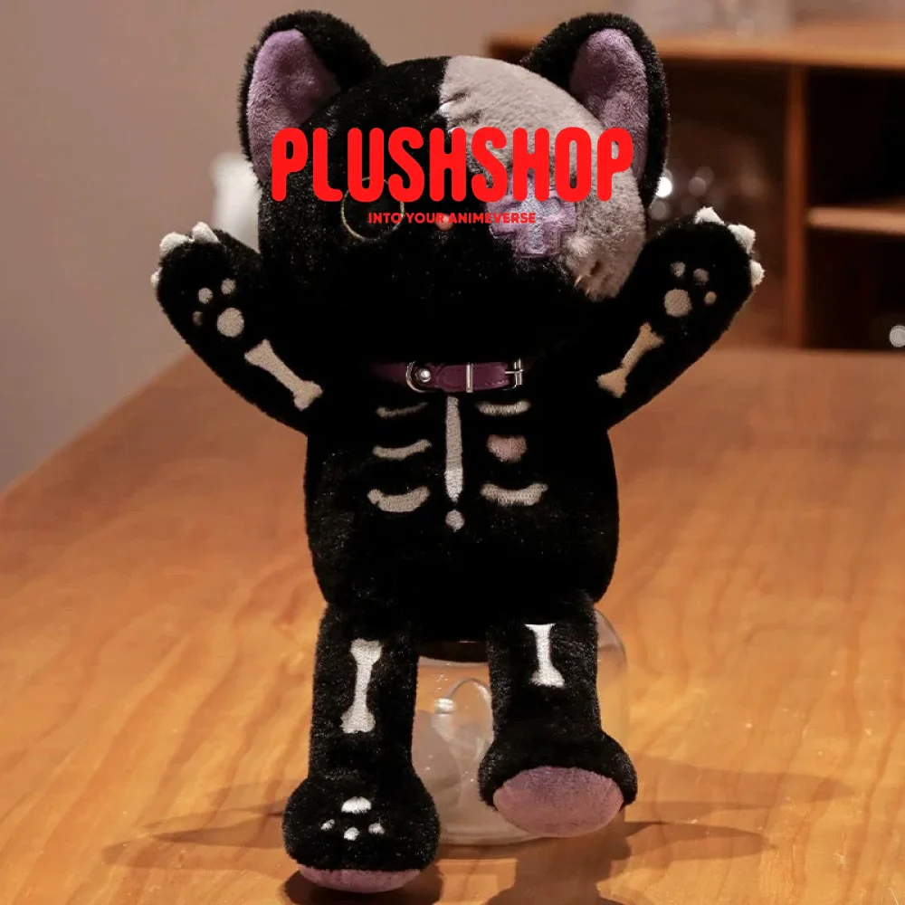 [Halloween Limited]Skeleton Cat Plush (15IN) - Image 4