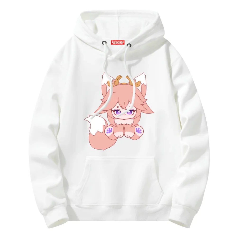 Yae Miko Meow Creative Hoodie/T-shirt Genshin - Image 3
